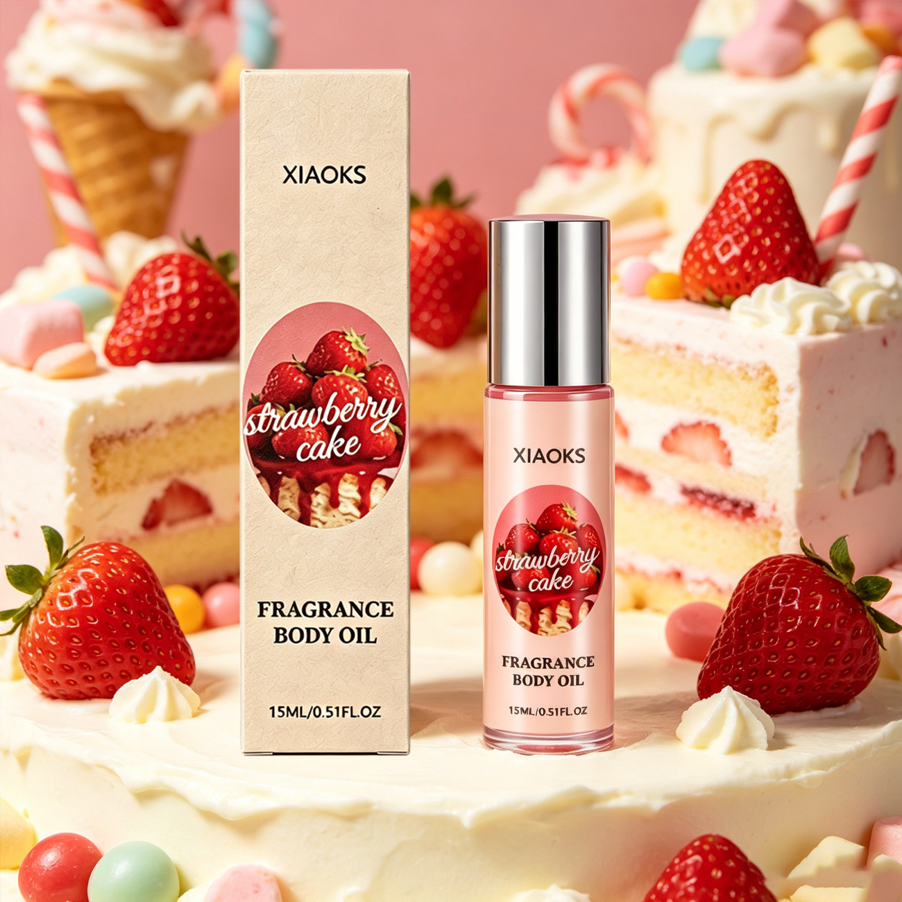 Perfume Adrien Fragrance - 1 botella de perfume roll-on con