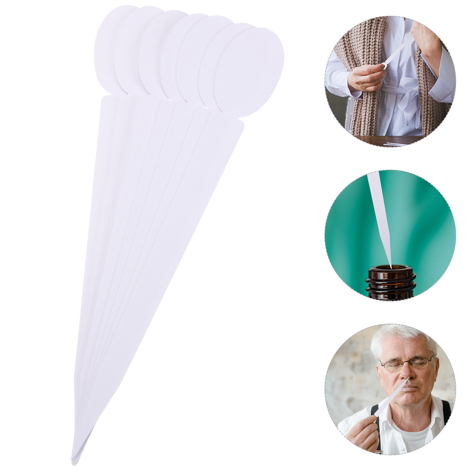 Perfume Fragrance Tester - 100 Tiras de Papel para Prueba
