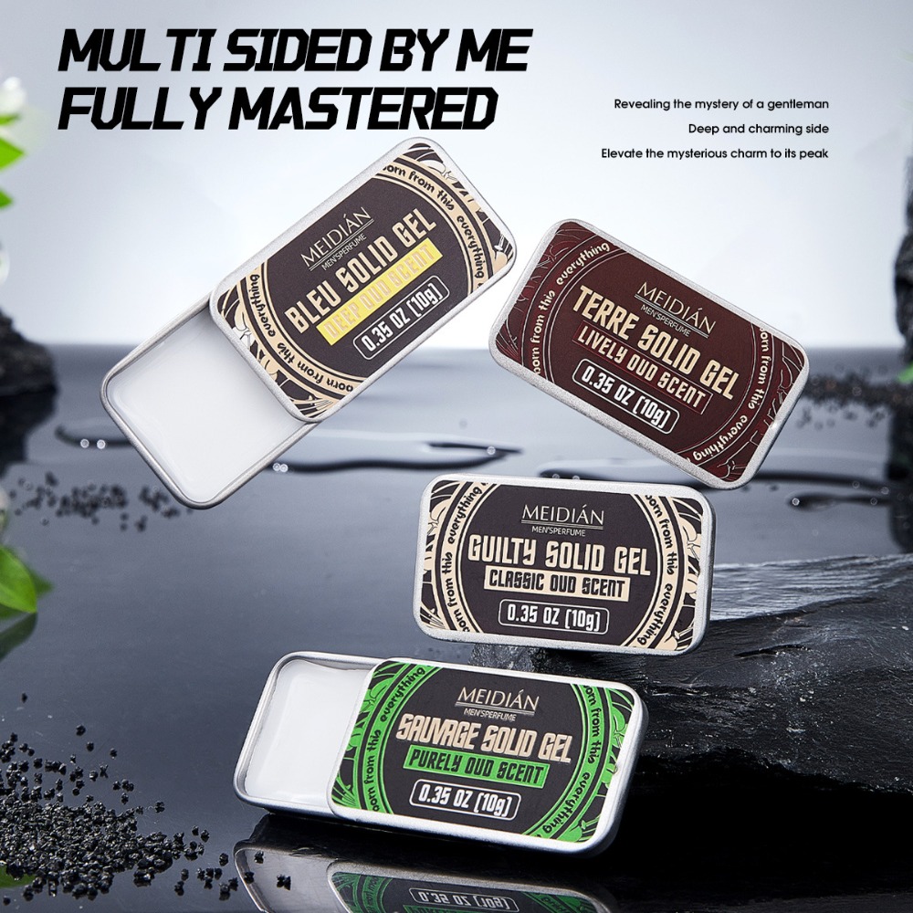 4 unids/set hombres bálsamo só - Cologne Solid Balm reseña y precio
