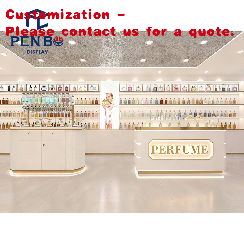 Vitrina de lujo para tienda de - Perfume Fragrance Store reseña y precio