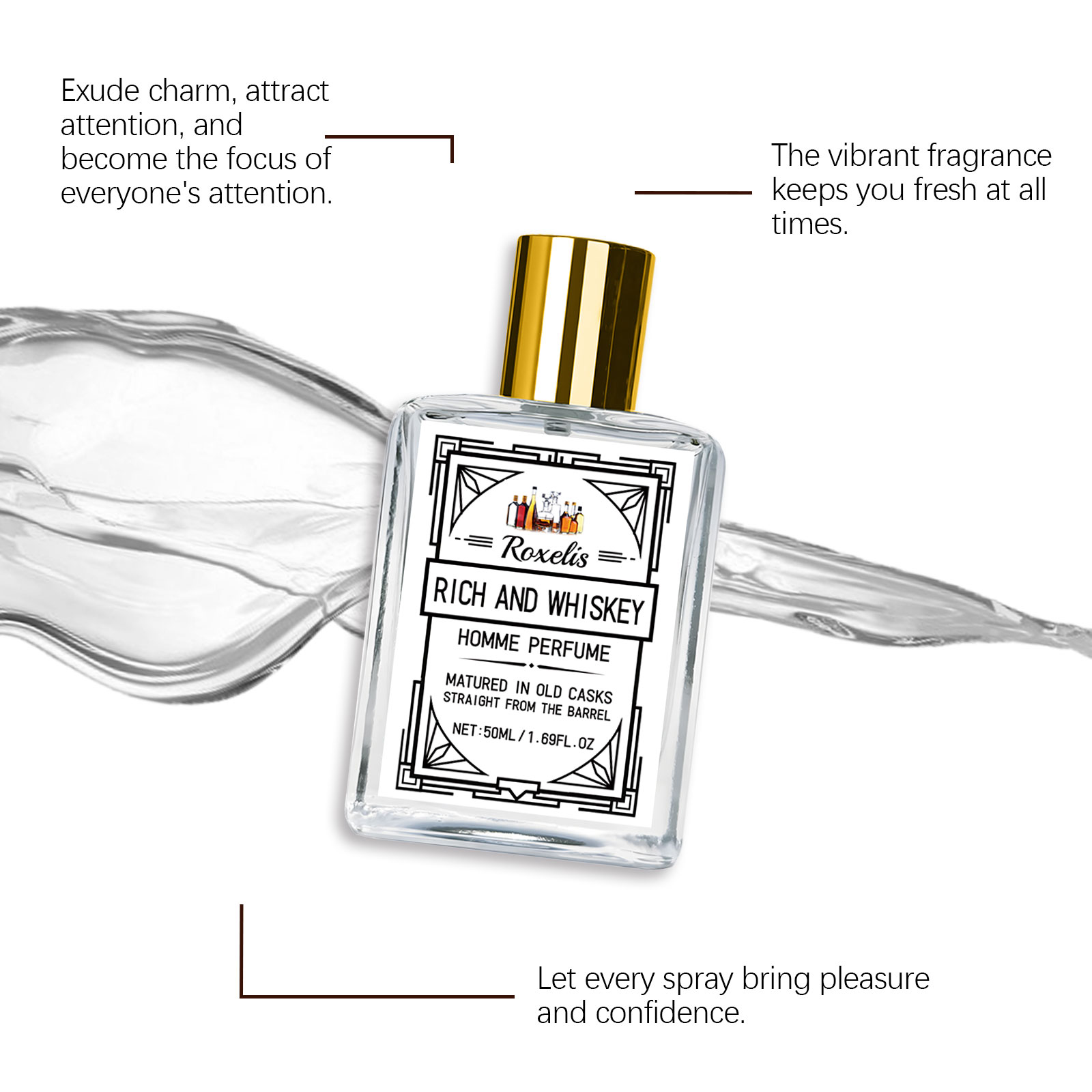 Perfume Roxelis Charm Whisky p - Perfume Fragrance Dupe reseña y precio